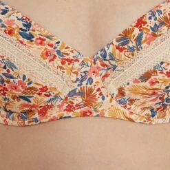 SOUTIEN-GORGE EMBOITANT GROSSESSE IVOIRE/BLEU -Triumph Soldes 11031700 Z