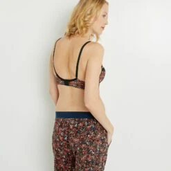 SOUTIEN-GORGE EMBOITANT GROSSESSE NOIR/BLEU -Triumph Soldes 11031701 D