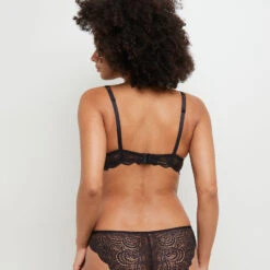 SOUTIEN-GORGE AMPLI FOULARD NOIR -Triumph Soldes 11145701 D