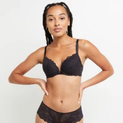 SOUTIEN-GORGE PUSH NOIR