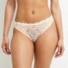 CULOTTE MICRO DENTELLE ECRU -Triumph Soldes 11194100 F