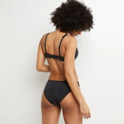 CULOTTE MICRO DENTELLE NOIR -Triumph Soldes 11194101 Z