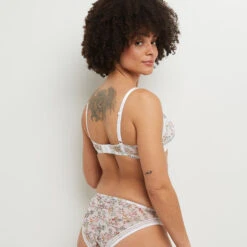 SOUTIEN-GORGE SANS ARMATURES MULTICO BLANC -Triumph Soldes 11259000 D