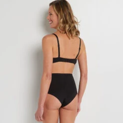 CULOTTE TAILLE HAUTE MICROFIBR NOIR -Triumph Soldes 11276101 D