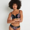 SOUTIEN-GORGE AMPLI EMBOITANT NOIR/ROSE -Triumph Soldes 11286104 F