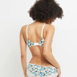 SOUTIEN-GORGE AMPLI EMBOITANT BLANC/VERT 9 SOUTIEN-GORGE AMPLI EMBOITANT BLANC/VERT -Triumph Soldes 11286106 D