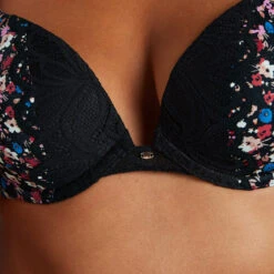 SOUTIEN-GORGE PUSH UP NOIR/ROSE -Triumph Soldes 11286202 Z