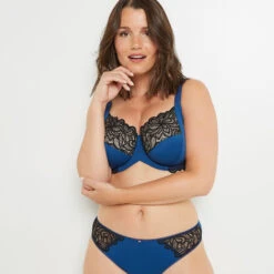 SOUTIEN-GORGE GRANDS BONNETS BLEU