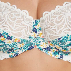 SOUTIEN-GORGE GRANDS BONNETS BLANC/VERT 8 SOUTIEN-GORGE GRANDS BONNETS BLANC/VERT -Triumph Soldes 11286405 Z