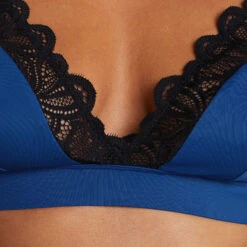 SOUTIEN-GORGE SANS ARMATURES BLEU -Triumph Soldes 11286505 Z