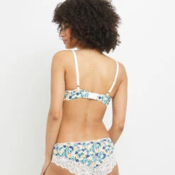 SOUTIEN-GORGE SANS ARMATURES BLANC/VERT -Triumph Soldes 11286506 D