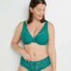 SOUTIEN-GORGE AMPLI FOULARD VERT -Triumph Soldes 11290903 F
