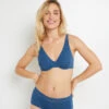 Alba™ SOUTIEN-GORGE FOULARD BLEU 1 Alba™ SOUTIEN-GORGE FOULARD BLEU -Triumph Soldes 11295005 F