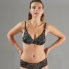 SOUTIEN-GORGE PUSH UP NOIR/ARGENT -Triumph Soldes 11296600 F