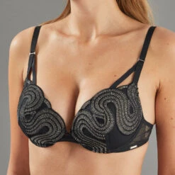 SOUTIEN-GORGE PUSH UP NOIR/ARGENT 8 SOUTIEN-GORGE PUSH UP NOIR/ARGENT -Triumph Soldes 11296600 Z