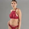 SOUTIEN-GORGE PLONGEANT DENTELLE BORDEAUX 2 SOUTIEN-GORGE PLONGEANT DENTELLE BORDEAUX -Triumph Soldes 11299900 F