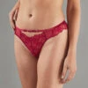 TANGA DENTELLE BORDEAUX -Triumph Soldes 11300200 F
