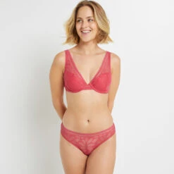 CULOTTE DENTELLE ROSE -Triumph Soldes 11303900 D