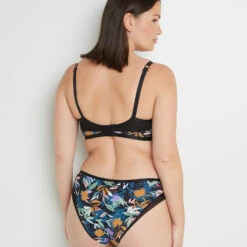 SOUTIEN-GORGE EMBOITANT MICROFIBRE MULTICO NOIR -Triumph Soldes 20003000 D