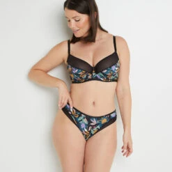 CULOTTE MICROFIBRE MULTICO NOIR -Triumph Soldes 20003400 D