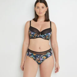 SHORTY MICROFIBRE MULTICO NOIR -Triumph Soldes 20003500 D