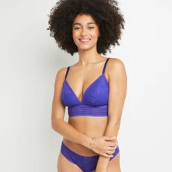 SOUTIEN-GORGE SANS ARMATURES VIOLET