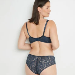 Bianca SOUTIEN-GORGE CORBEILLE DENTELLE PETROLE -Triumph Soldes 20006200 D