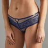 Bella SHORTY TULLE BRODE MULTICO BLEU -Triumph Soldes 20008400 F