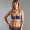 Bella SOUTIEN-GORGE AMPLIFORME CORBEILLE MULTICO BLEU -Triumph Soldes 20008500 F