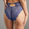 Blue CULOTTE HAUTE DENTELLE BLEU 1 Blue CULOTTE HAUTE DENTELLE BLEU -Triumph Soldes 20010800 F