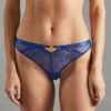 Blue TANGA DENTELLE BLEU -Triumph Soldes 20011100 F
