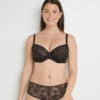 SOUTIEN-GORGE EMBOITANT DENTELLE MARRON -Triumph Soldes 20014500 F