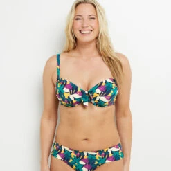 MAILLOT DE BAIN COQUE MICROFIBRE MULTICO ROSE -Triumph Soldes 20015900 C