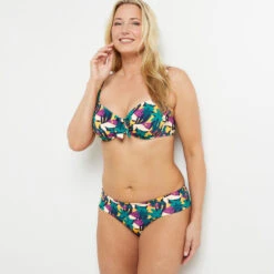 MAILLOT DE BAIN CULOTTE MAXI MULTICO ROSE -Triumph Soldes 20016100 C