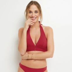 Lotus MAILLOT DE BAIN TRIANGLE ROUGE