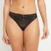 TANGA DENTELLE NOIR -Triumph Soldes 20022500 F