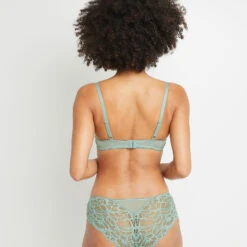 SOUTIEN-GORGE EMBOITANT DENTELLE Vert Clair 9 SOUTIEN-GORGE EMBOITANT DENTELLE Vert Clair -Triumph Soldes 20023200 D
