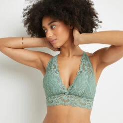 SOUTIEN-GORGE SANS ARMATURES Vert Clair -Triumph Soldes 20023300 M