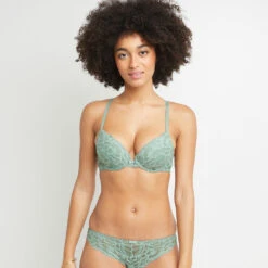 SOUTIEN-GORGE PUSH DENTELLE Vert Clair