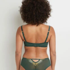 SOUTIEN-GORGE CORBEILLE TULLE VERT FONCE -Triumph Soldes 20023900 D