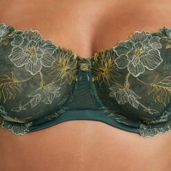 SOUTIEN-GORGE CORBEILLE TULLE VERT FONCE -Triumph Soldes 20023900 Z