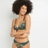 SOUTIEN-GORGE AMPLIFORME PLONGEANT VERT FONCE -Triumph Soldes 20024300 F