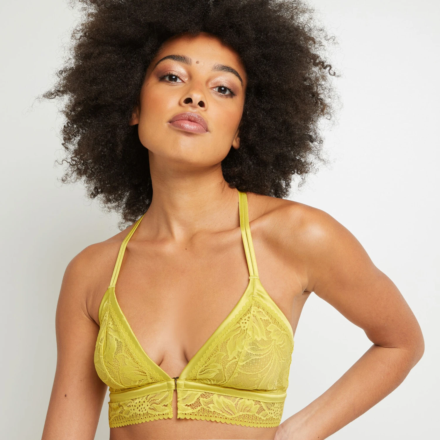 SOUTIEN-GORGE SANS ARMATURES JAUNE 4 SOUTIEN-GORGE SANS ARMATURES JAUNE – Image 2