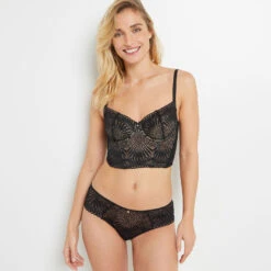 SHORTY DENTELLE NOIR -Triumph Soldes 20025400 D