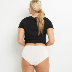 CULOTTE TAILLE HAUTE VISCOSE ECRU -Triumph Soldes 20027100 Z