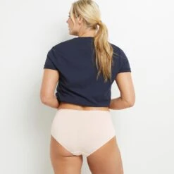 CULOTTE TAILLE HAUTE VISCOSE POUDRE 8 CULOTTE TAILLE HAUTE VISCOSE POUDRE -Triumph Soldes 20027102 Z