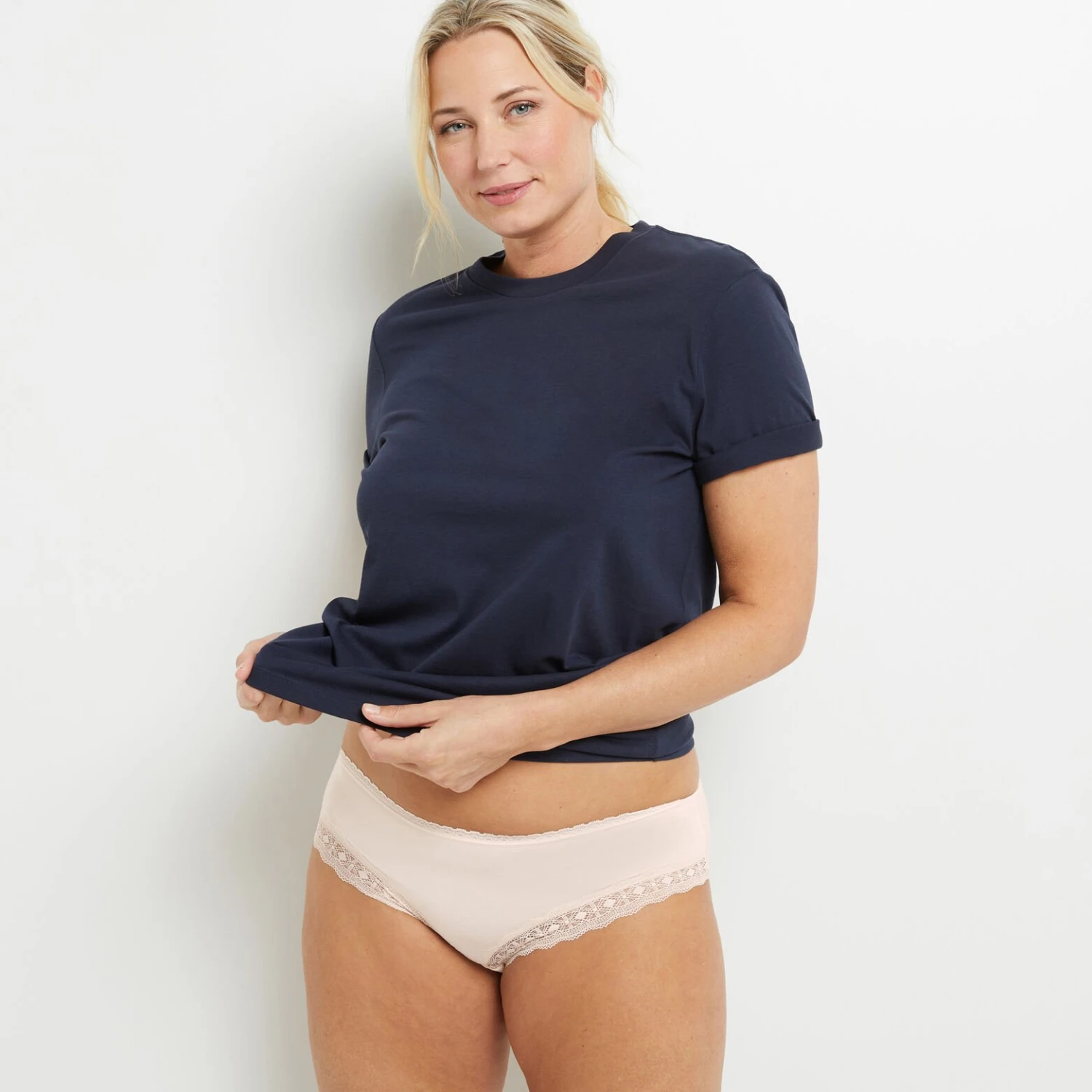 SHORTY VISCOSE ECOVERO POUDRE 6 SHORTY VISCOSE ECOVERO POUDRE – Image 4