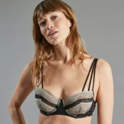 SOUTIEN-GORGE CORBEILLE NOIR -Triumph Soldes 20028100 M