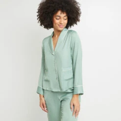 CHEMISE MANCHES LONGUES Vert Clair