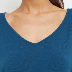 T-SHIRT MANCHES LONGUES PETROLE -Triumph Soldes 20030800 Z